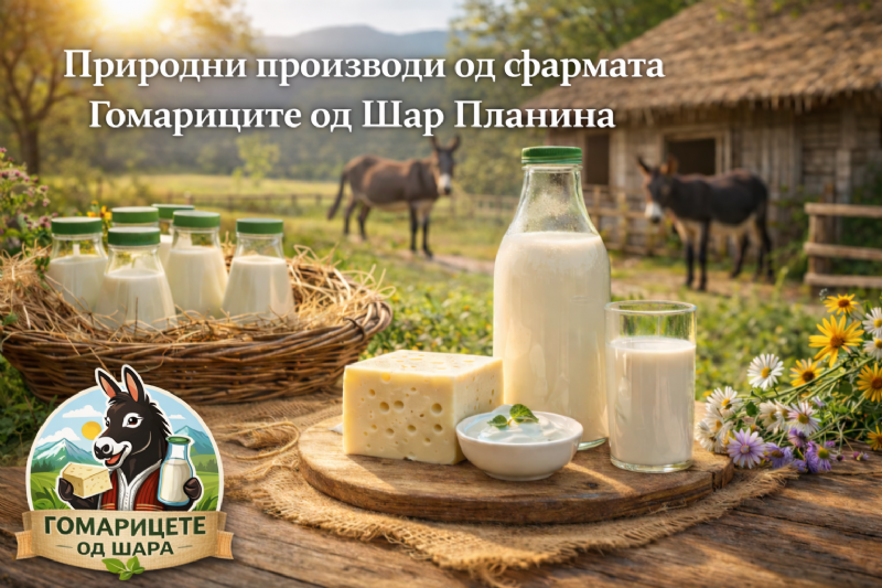 магaрешко млеко, Македонија, Шара, Тетово, Гостивар, Скопје, Куманово, свежо магарешко млеко, природно магарешко млеко, био магарешко млеко, органско магарешко млеко, директно од фарма, премиум квалитет, здраво млеко, домашно производство 